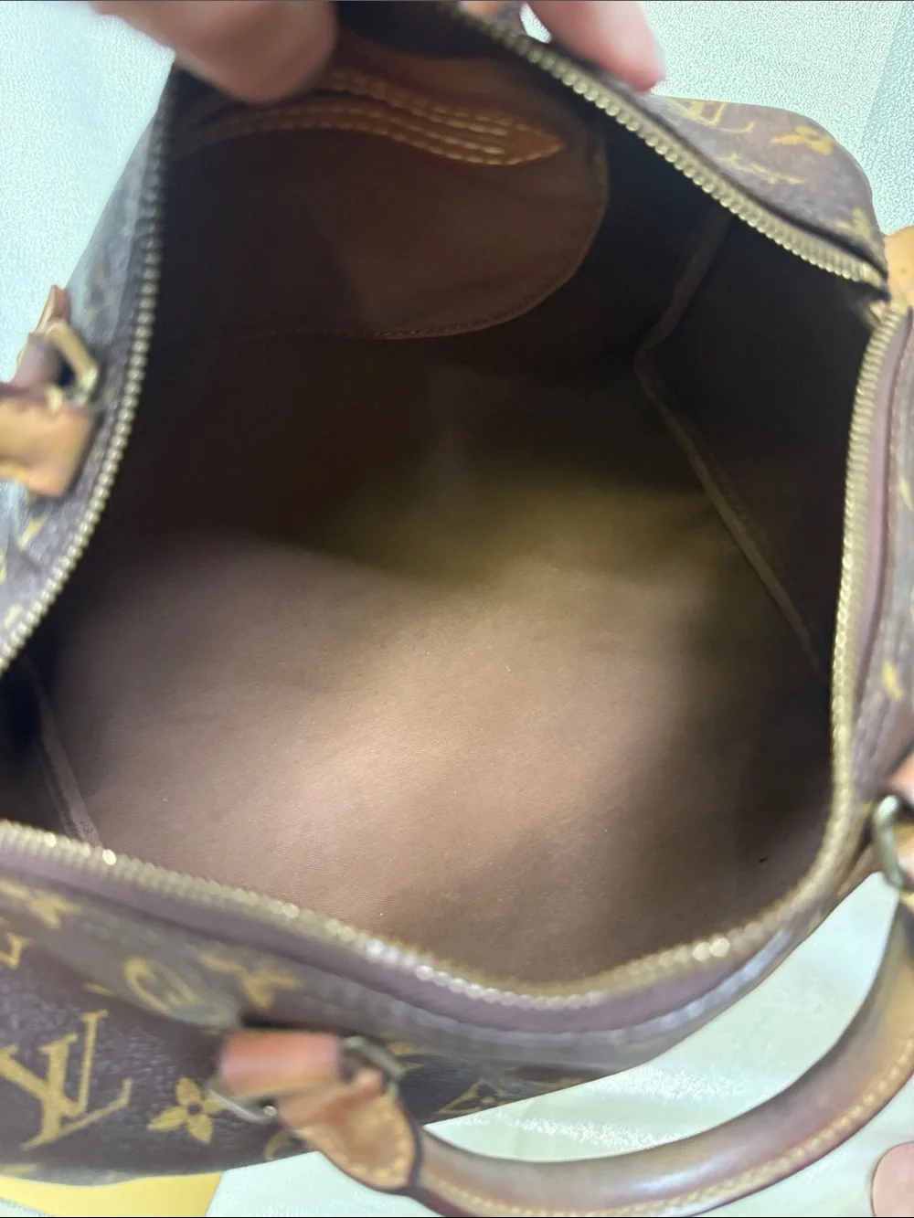 Louis Vuitton Monogram Canvas Duffel Satchel in Brown